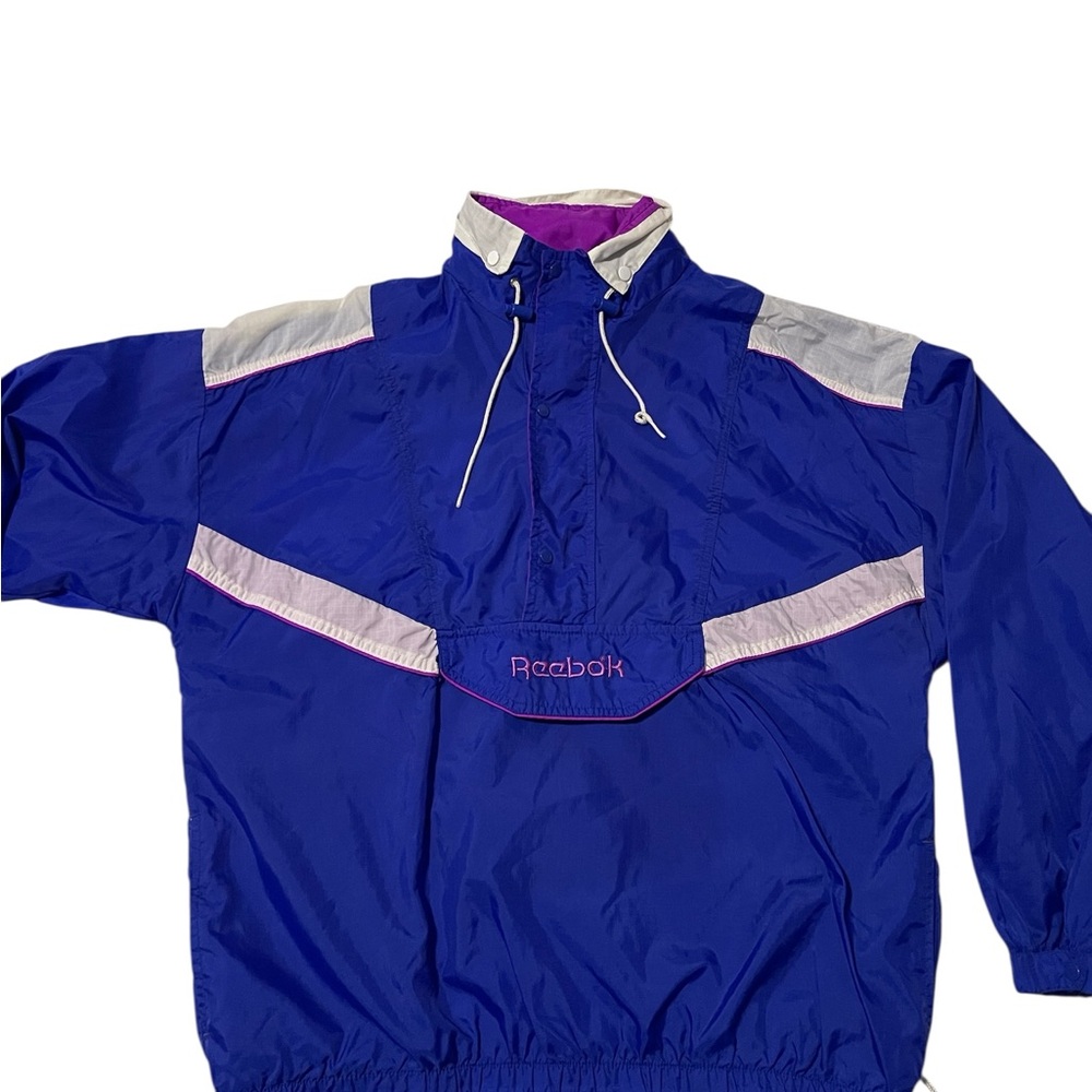 Reebok Blue and Purple Windbreaker